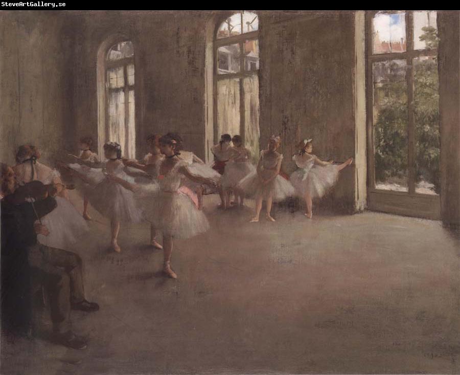 Edgar Degas The Rehearsal